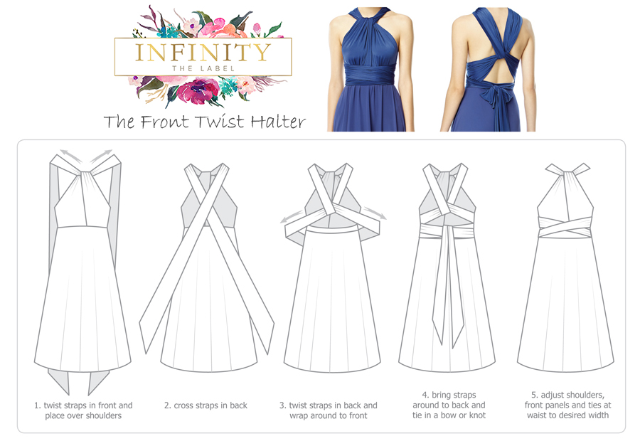 multiway dress tutorial